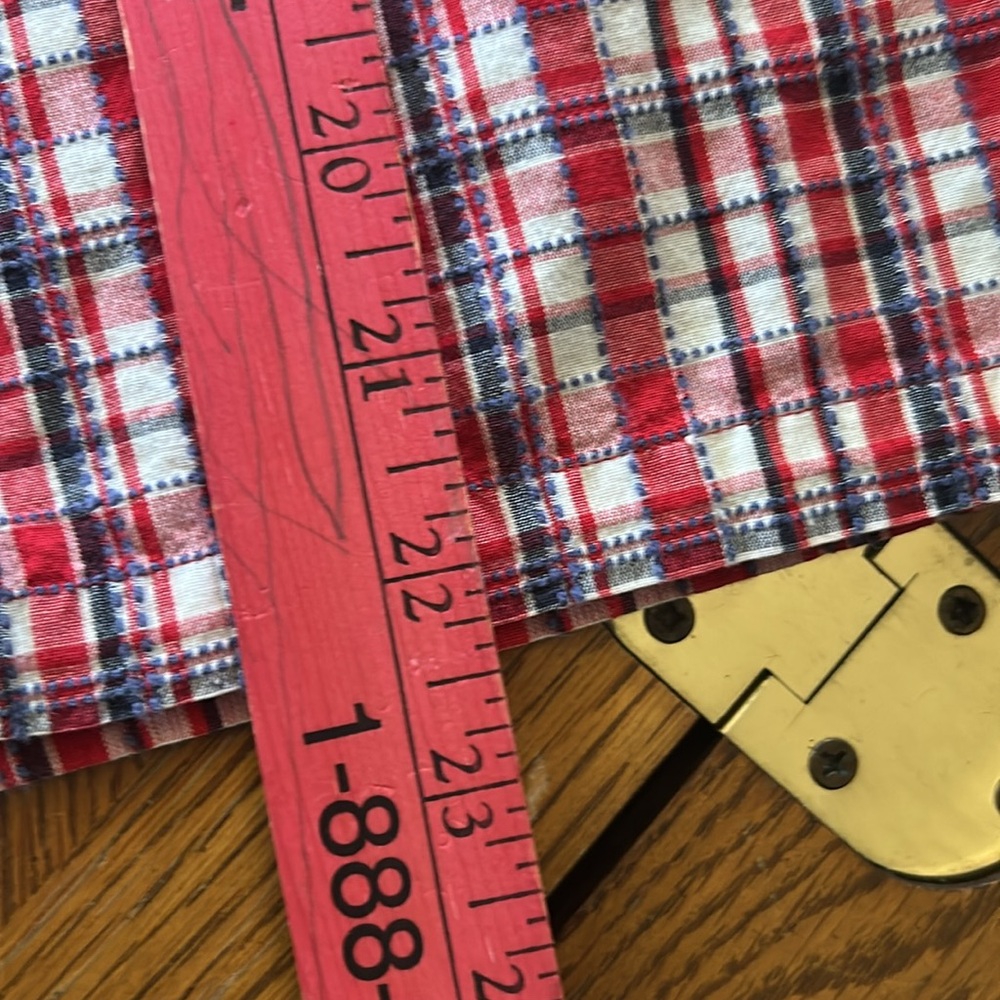Red, White and Blue Plaid Shirt - Picture 10 of 16